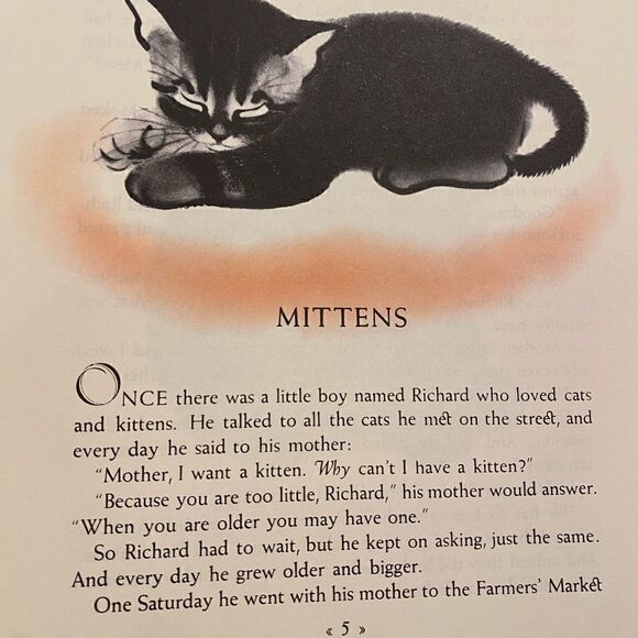 NEW Clare Turlay Newberry “mittens” - Picture 3 of 5